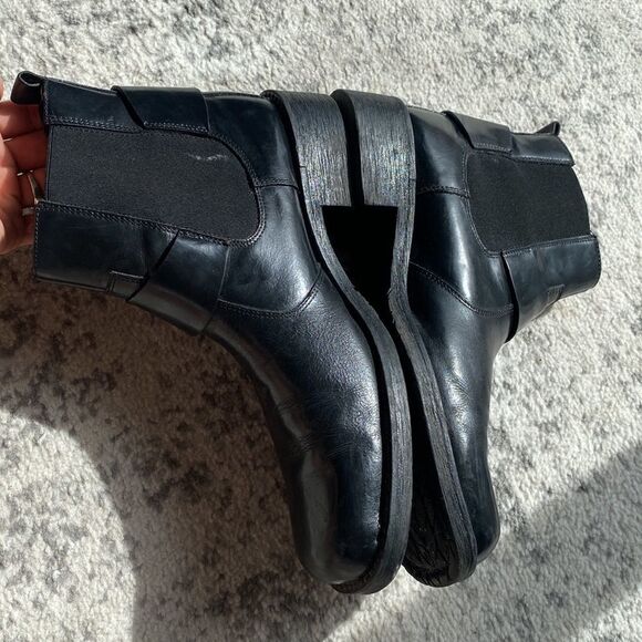 Natha Studio Lavorazione Artigiana Motorcycle Biker Boots Size 9 EUC main image 4